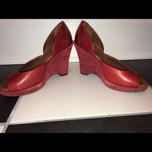 Kork-ease size 36 red wedge